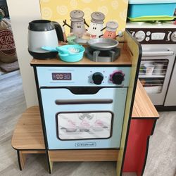 KidKraft Blue's Clues Wooden Play Kitchen With Accessories 