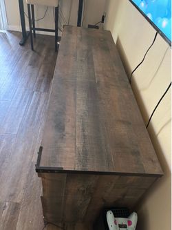 Fireplace tv stand