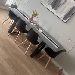 Handmade Dining Table With Chairs