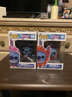 Simba Stitch 1461 & Cheshire Stitch 1460 Funkos Bundle
