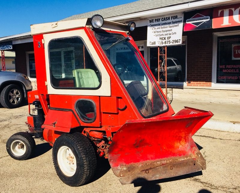 Toro Groundsmaster 72 heated enclosed cab plow cart