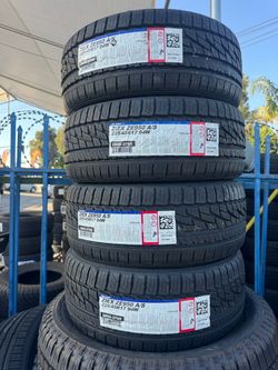 225/45R17 FALKEN 4 new tires installed available