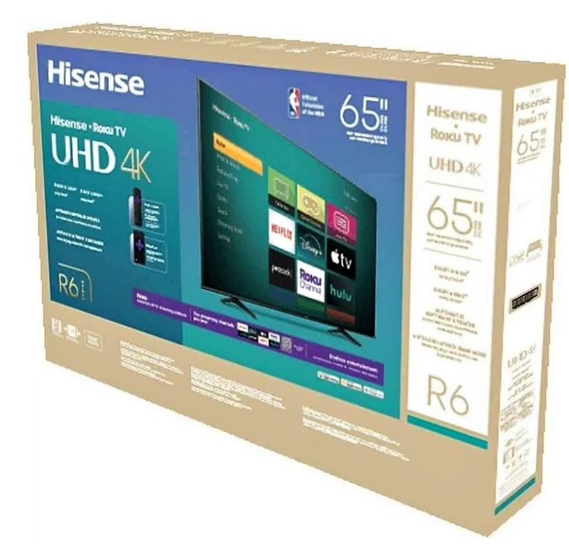 65” Hisense Roku Smart TV 4K