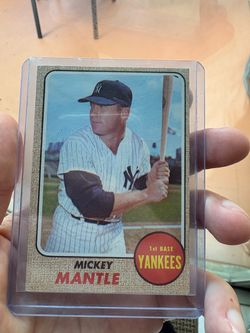 Vintage baseball 1969 Mickey Mantle sports card