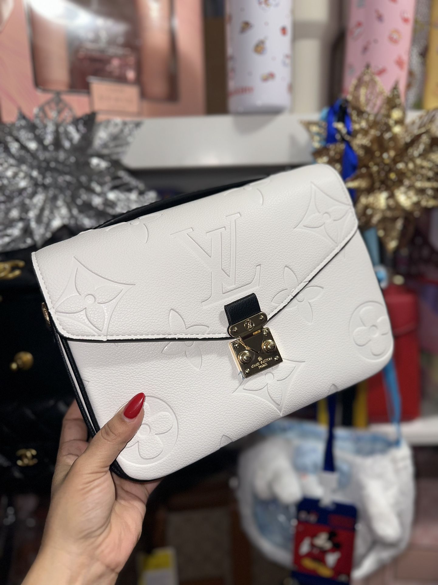 Luxury White Handbag