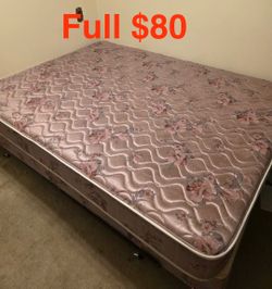 Full mattress box spring