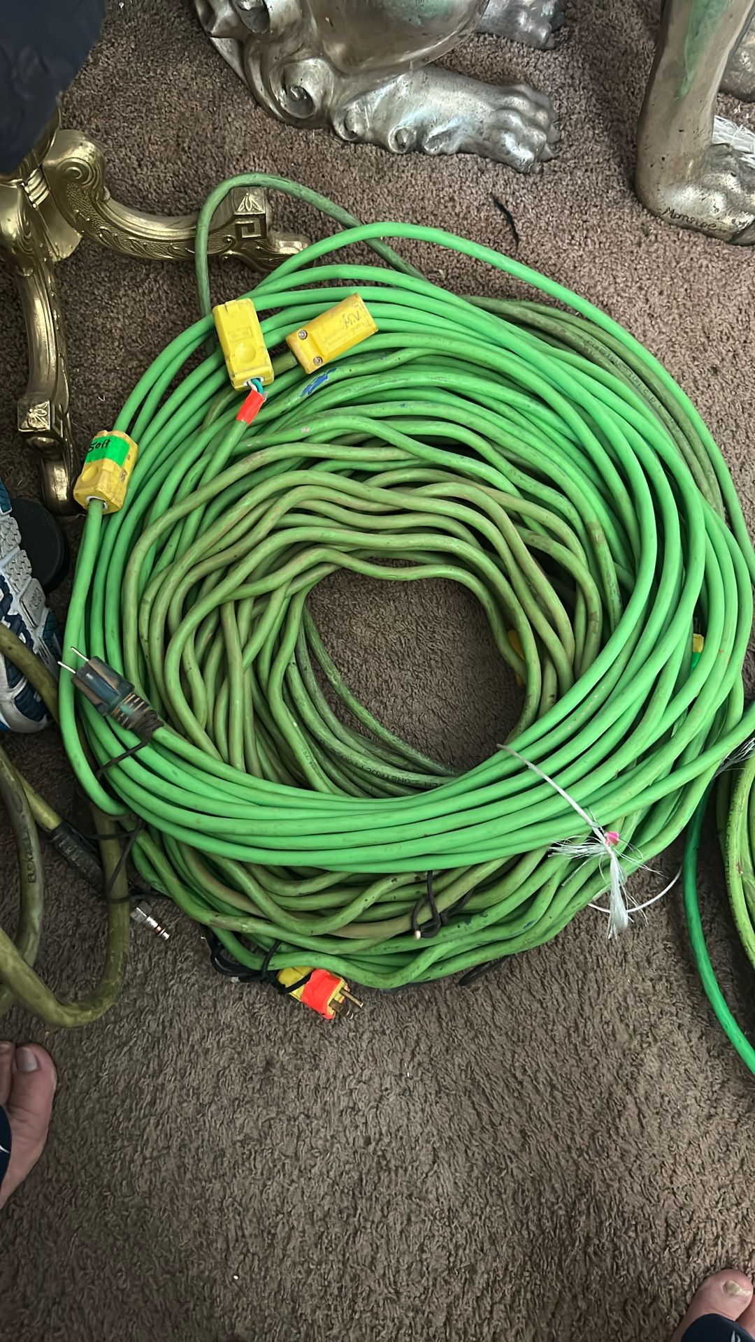 3: 50 foot extension cords