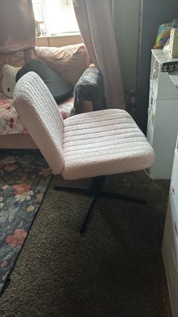 Pink office chair