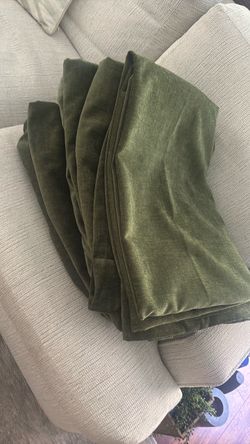 Floor length curtains
