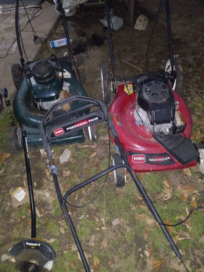 Mowers And Weedeater 