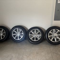 Gmc Chrome Rims and Tires 