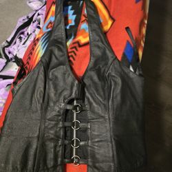 Womens Leather Halter Top