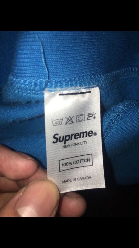 Supreme box logo Red On Teal Fw09 Hooded Sweatshirt Tyler the
