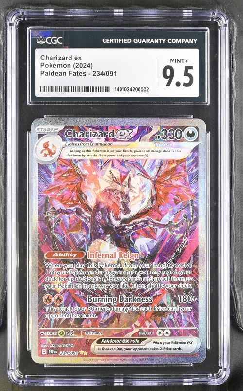 Pokemon Charizard Ex Paldean Fates SIR