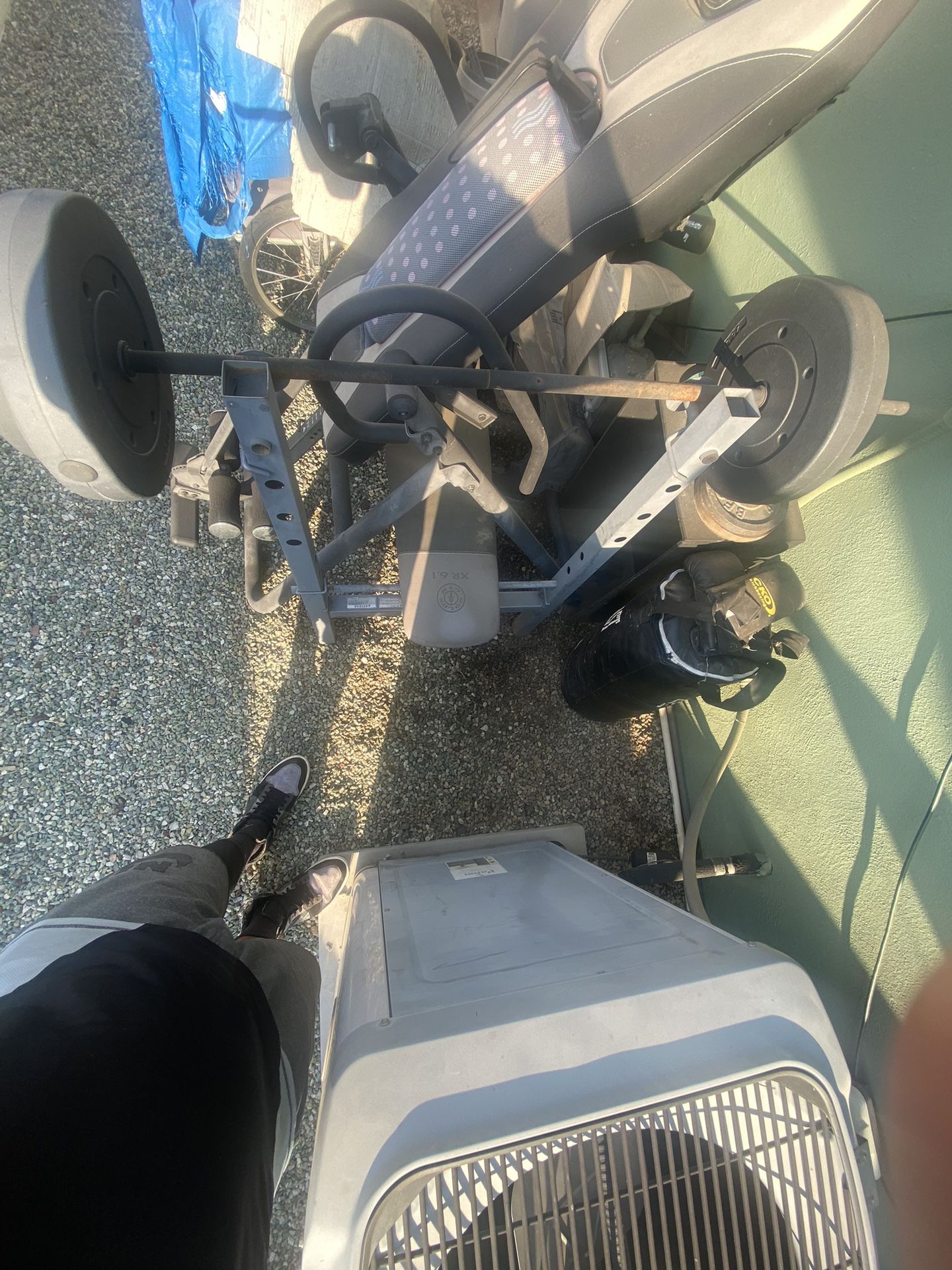 Inversion Table And Weight Bench