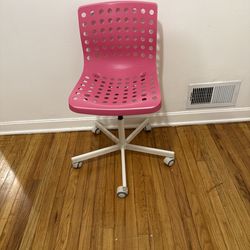 Pink SKÅLBERG / SPORREN Swivel Chair
