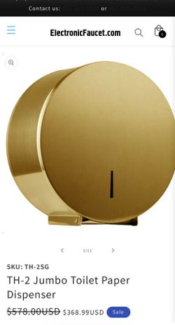 Jumbo toilet paper dispenser