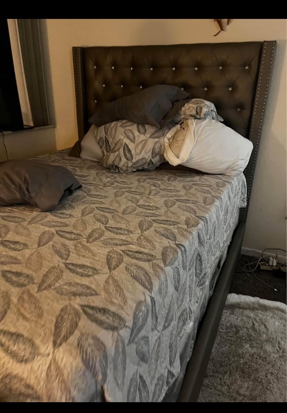 Bed Frame, Headboard & Box Spring