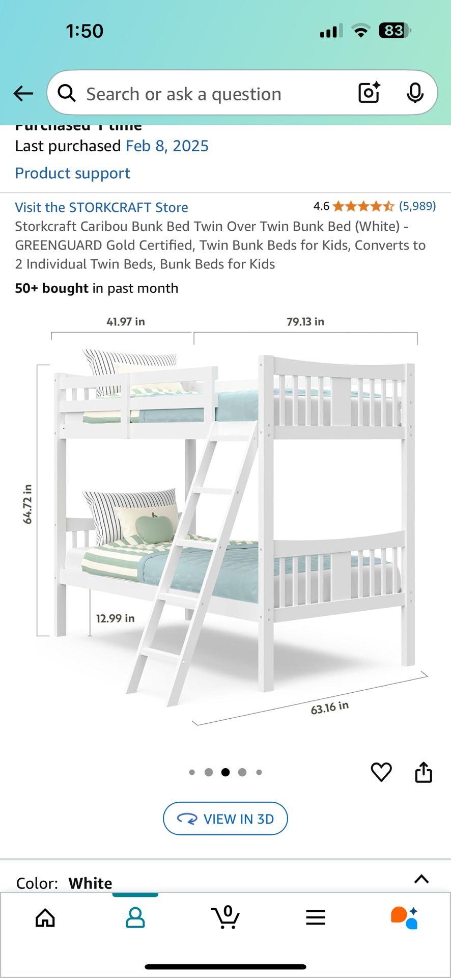 Like New Bunk Bed