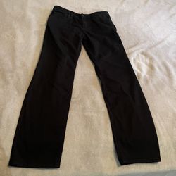 Prana Jeans Men 34x34 Black Slim Fit Mid Rise Heavyweight Outdoors Casual Solid