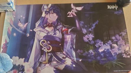 Genshin Impact Raiden Shogun Limited Plastic Poster