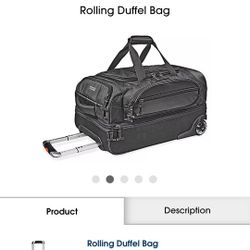 Rolling Duffel Bag