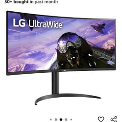 LG Ultrawide 34in Computer Monitor QHD w/ AVLT Monitor Arm