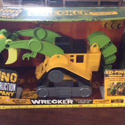 Never Played With,Dino Construction T-Rex Skid Loader