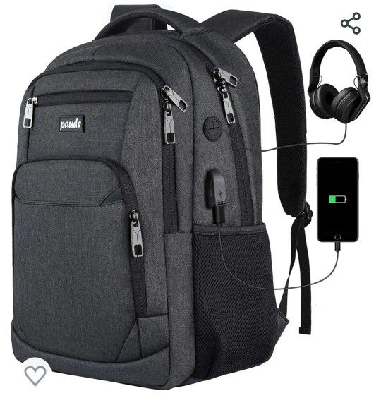PRAUDE Backpack Travel Waterproof Laptop 