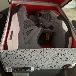 2019 Jordan Retro 4 Cool Gray Size 12 Worn Twice