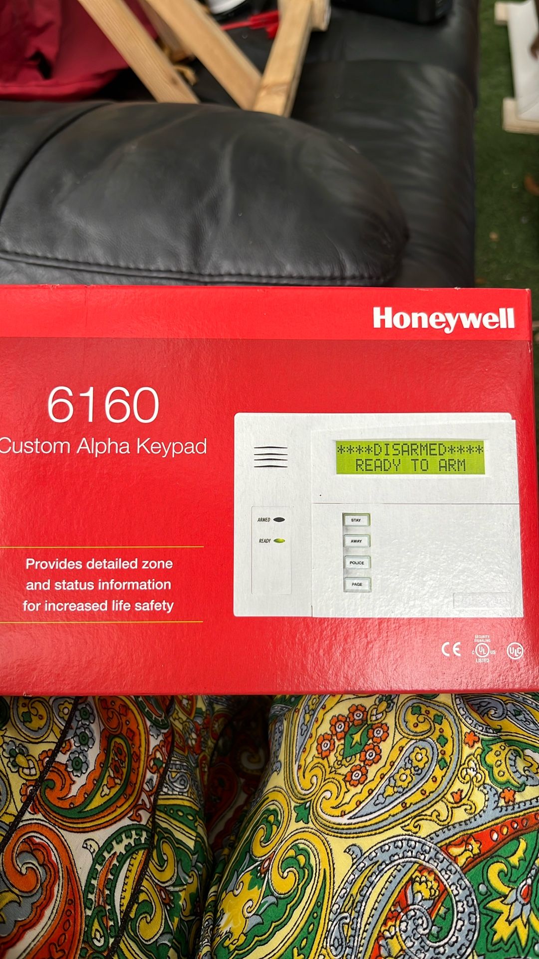 teclado con pantalla 6160 Ademco Alpha Security