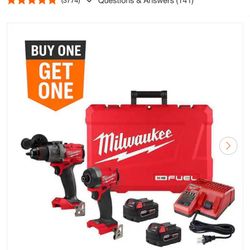 Milwaukee Drill And Impact Set 