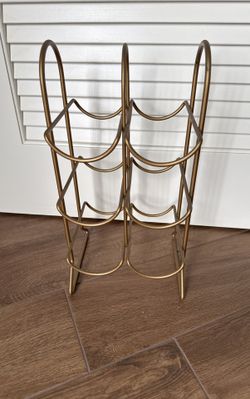 Gold Wine Rack