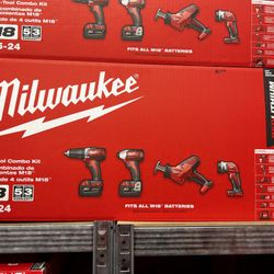 Milwaukee M18 Fuel 4-Tool Combo Kit