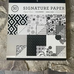Brand New Colorbok Beyond Basics Scrapbook Double Sided Paper 50 Sheets 