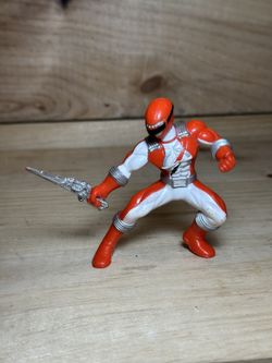 Power Rangers Operation Overdrive Red Ranger 3" Figure 2006 Caketopper #scrappy