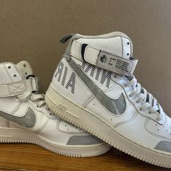 Nike Air Force 1 High 'Under Construction' - White/Grey model shoes