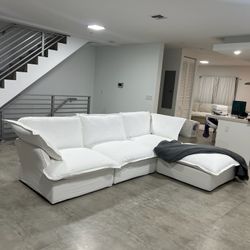 White Cloud Sectional (New In Boxes)