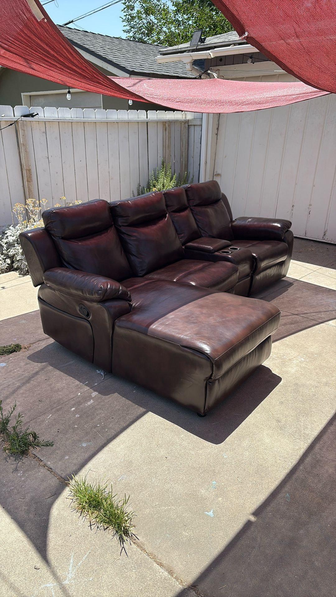 Perfect Leather Recliner Couch L Shape