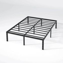 FULL 14” Metal platform Bed Frame-No Box Spring Needed $60