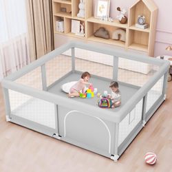 Light Grey Baby Or Dog Playpen Play Pen 50 By 50 New