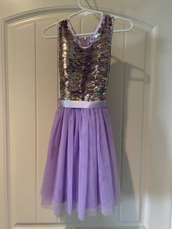 Lavender Sequins Dress 4t