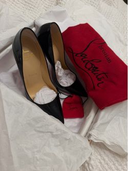 Christian Louboutin So Kate 120 black patent leather pumps Sz 36/ US size 6