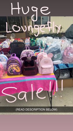 Huge sale Loungefly Disney mini backpacks