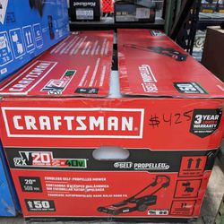 Craftsman 20in Cordless Lawn Mower Kit