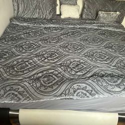 King Size Bed + Mattress 