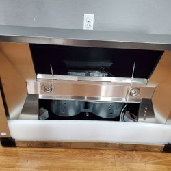 range hood with white matte shell 36 inch zline duraSnow series 