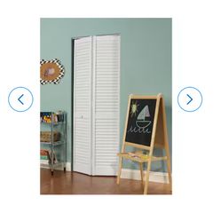 White Bifold Closet Door 24x80