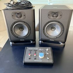 Focal Alpha 65 Eco Studio Monitors And SSL 2+ Audio Interface 