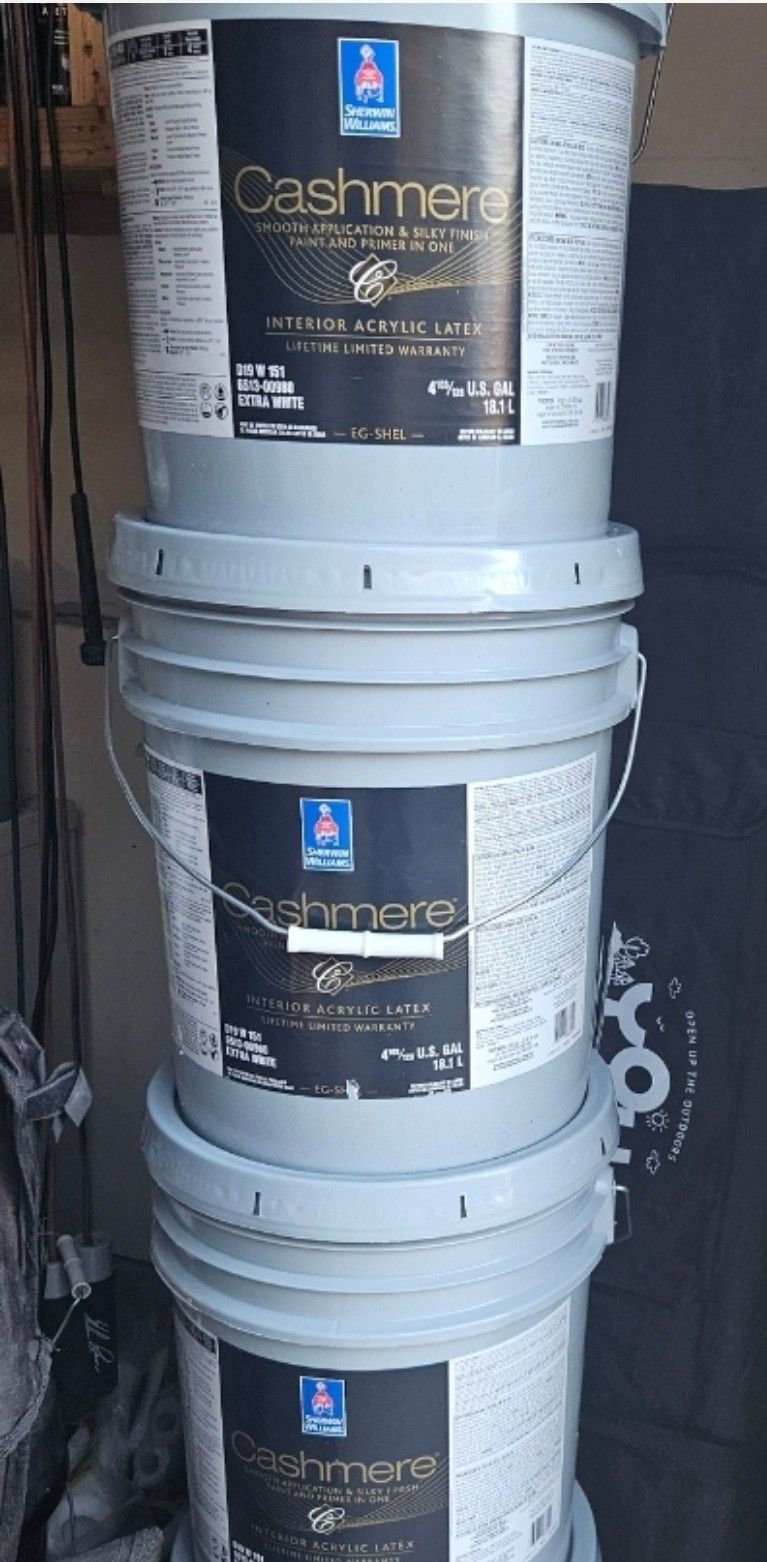 Sherwinn Williams CASHMERE WHITE Interior Eggshell PAINT